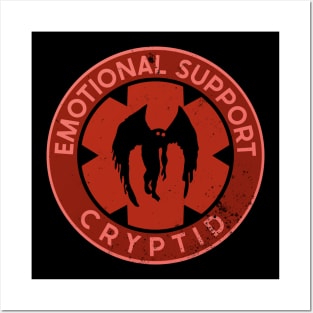 Emotional Support Mothman Posters and Art